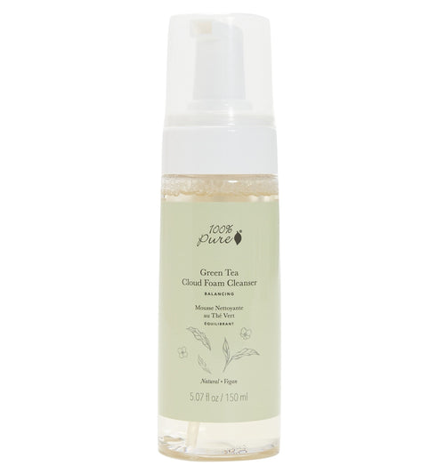 100% Pure Green Tea Cloud Foam Cleanser 5 oz.