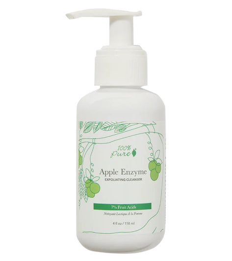 100% Pure Fruit Acids Apple Enzyme Exfoliating Cleanser