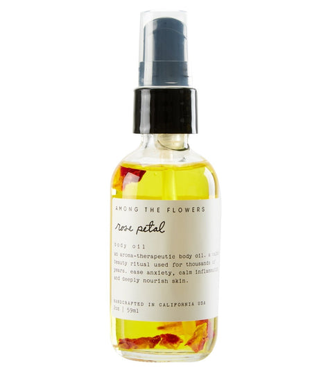 Among The Flowers Rose Petal Bath + Body Meditation Oil