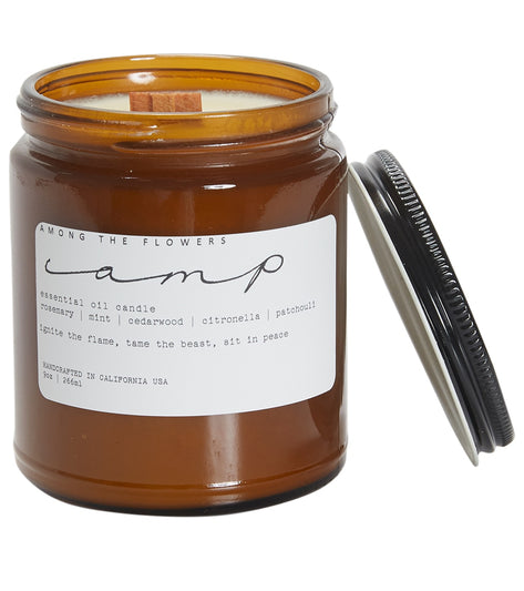 Among The Flowers Camp Candle