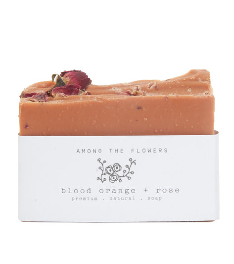 Among The Flowers Blood Orange & Rose Bar Soap
