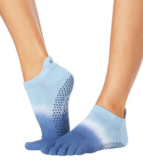 Toesox Low Rise Full-Toe Yoga Grip Socks