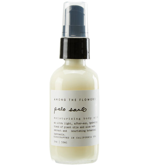 Among The Flowers Palo Santo Body Milk