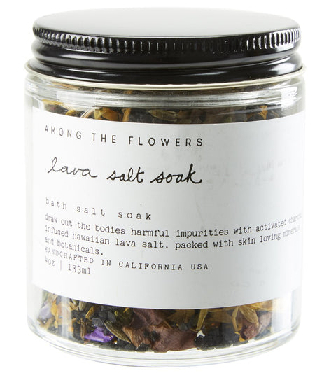 Among The Flowers Lava Salt Soak