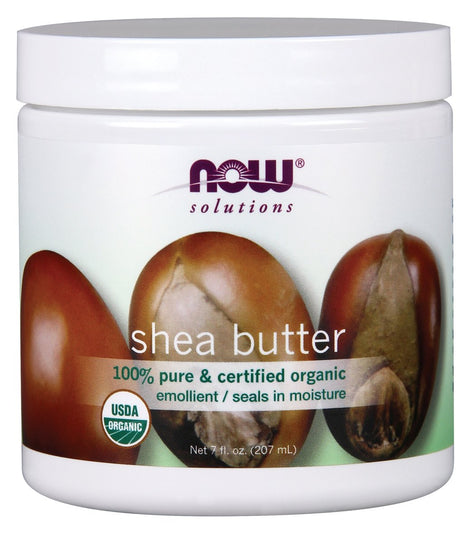 NOW 100% Pure Organic Shea Butter 7 oz