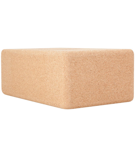 Hugger Mugger Cork Yoga Block 3.5 Inch