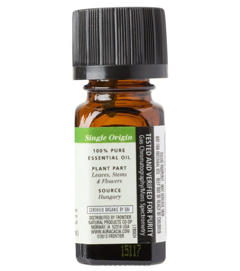 Aura Cacia Oregano Certified Organic 100% Pure Essential Oil - 0.25 oz