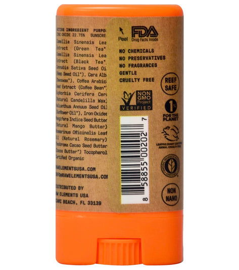 Raw Elements Eco Tinted Sunscreen Stick SPF 30+