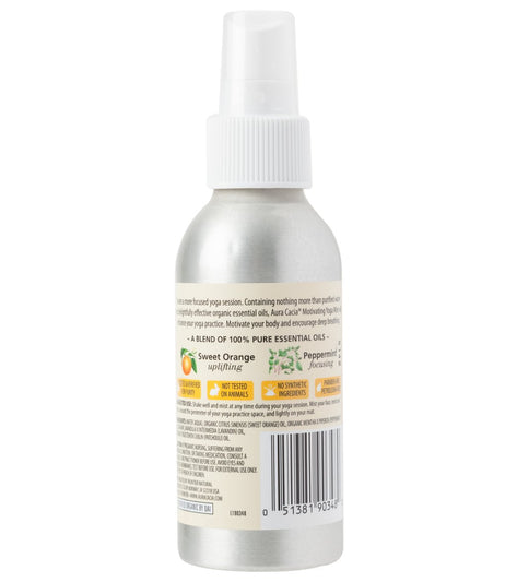 Aura Cacia Motivating, Sweet Orange & Peppermint Certified Organic Yoga Mist
