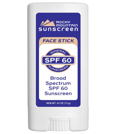 Rocky Mountain Sunscreen SPF 60 All Natural Broad Spectum Face Stick
