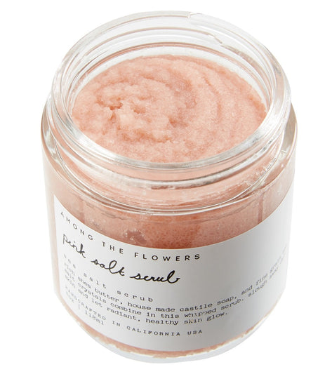 Among The Flowers Pink Sea Salt Scrub