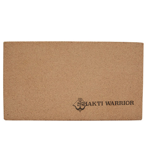Shakti Warrior Surya Cork Yoga Block