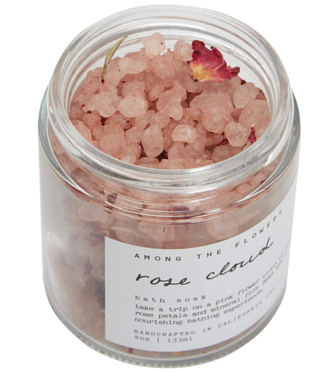 Among The Flowers Rose Cloud Sea Salt + Rose Bath Soak