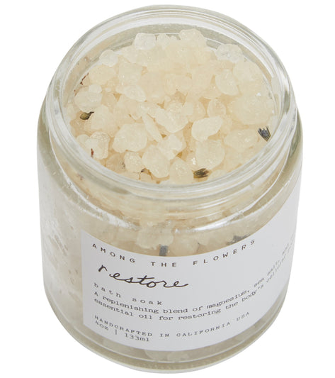 Among The Flowers Restore Sea Salt + Lavender Bath Soak