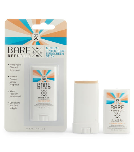 BARE Republic Mineral SPF 50 Tinted Sunscreen Sport Stick (0.5oz)