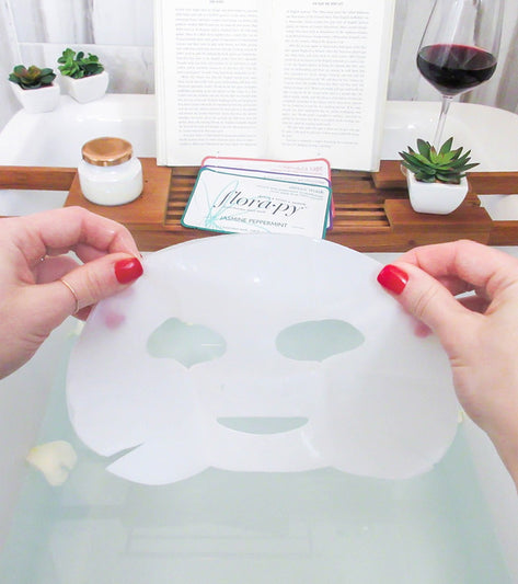 Florapy Detox Aromatherapy Sheet Mask, Jasmine Peppermint