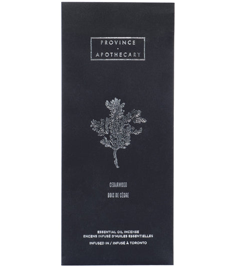 Province Apothecary Essential Oil Cedarwood Incense