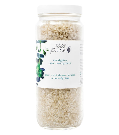 100% Pure Organic Eucalyptus Sea Therapy Bath Soak 15 oz.